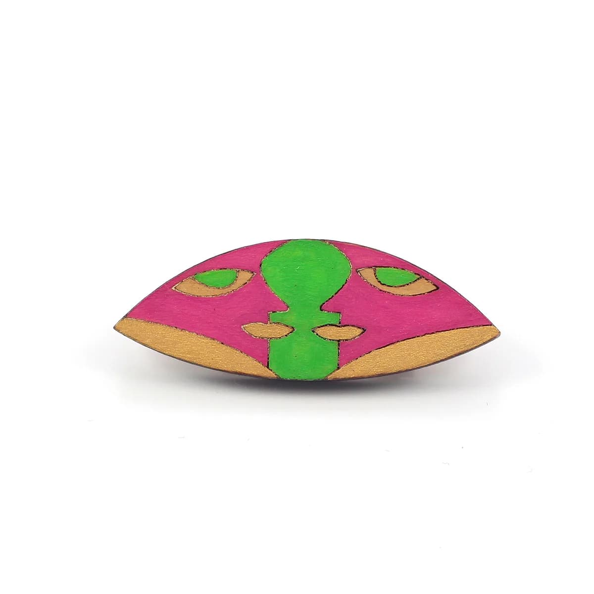 Brooch Two Pink